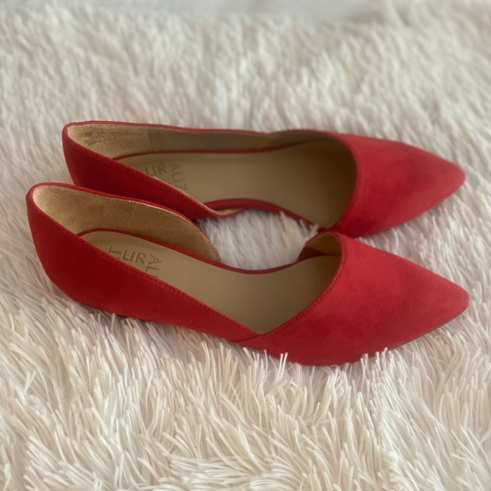 Red Flats (Never Worn) S7